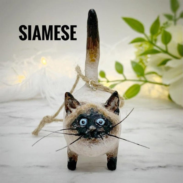 Kitty Miniature Sculpture, Original Art