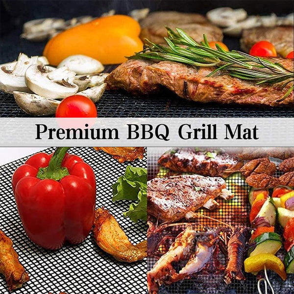 Non Stick&Reusable BBQ Grill Mesh Mat