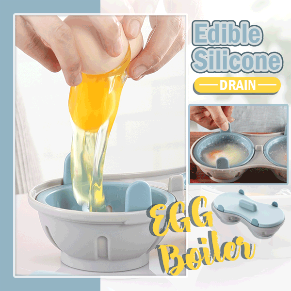 Edible Silicone Drain Egg Boiler（BUY MORE SAVE MORE）