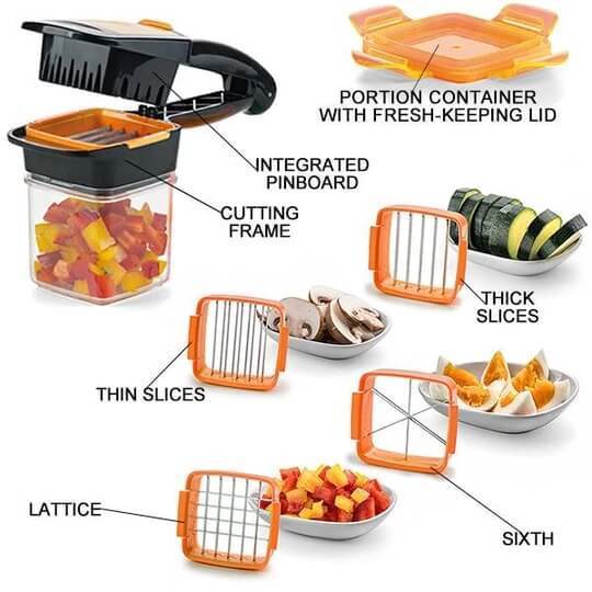 Multifunctional Fruit and Vegetable Dicer Chopper - BestBck