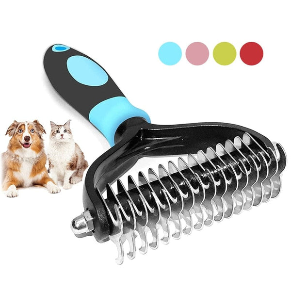 pet brush, dematting pet comb, cats and dogs grooming, pet grooming tool