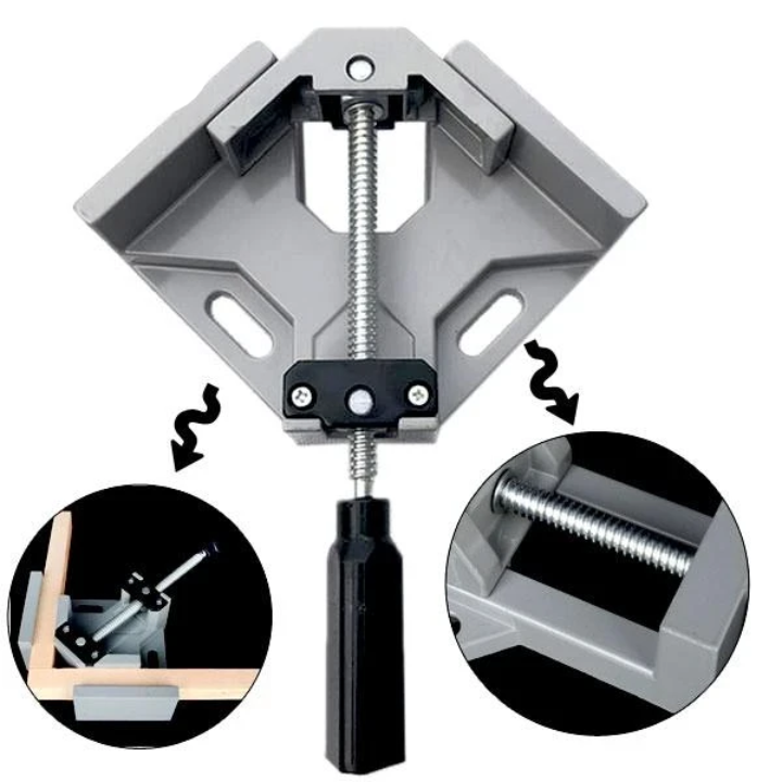 Two-Axis Welding Clamp - 90 Degree Right Angle Inside Corner Clamp - BestBck