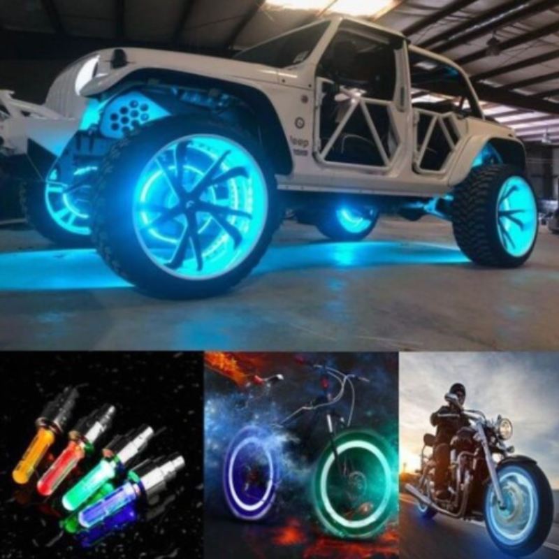 Waterproof Led Wheel Lights Suitable For All Vehicles Fnkstore
