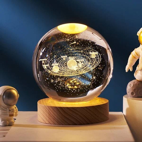 3D Planet Crystal Ball