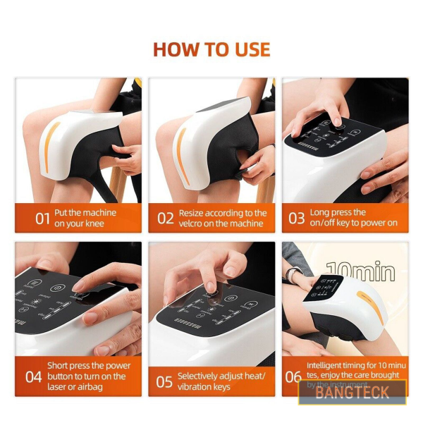 Knee Massager Machine for knee Pain Relief and Recovery Fnkstore